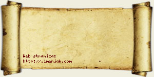 Žanka Veljović vizit kartica